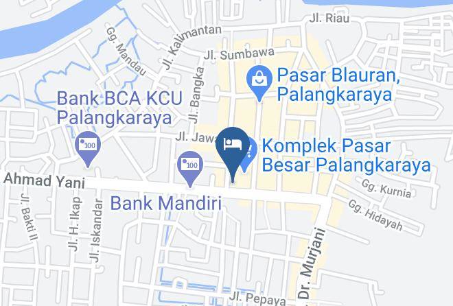 Kota Palangka Raya - Hotel Sakura Maps