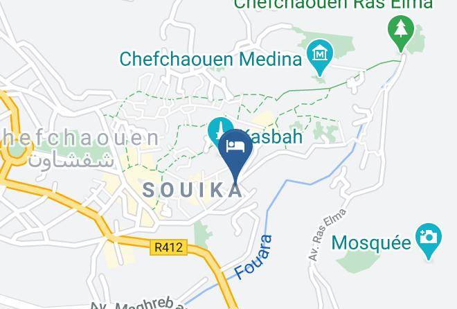 Chefchaouen - Hotel Salam Maps