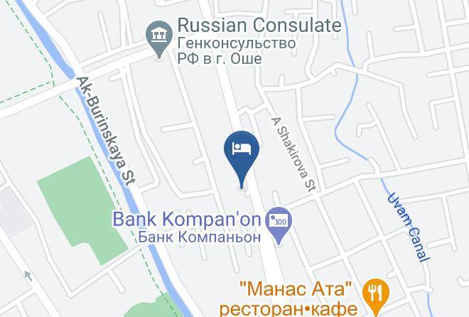 Osh - Hotel Salam Maps