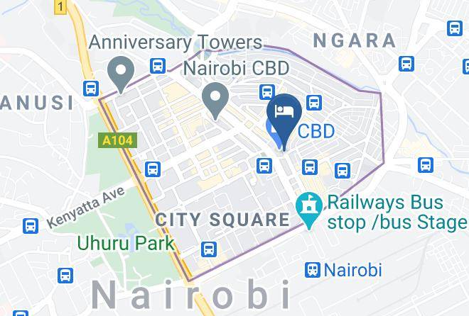 Nairobi - Hotel Salama Maps