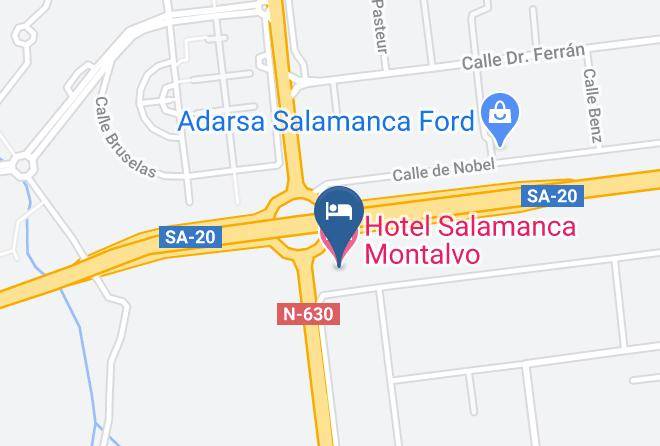 Salamanca - Hotel Salamanca Montalvo Maps