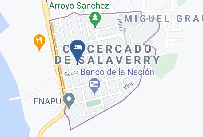 Trujillo - Hotel Salaverry Beach Maps
