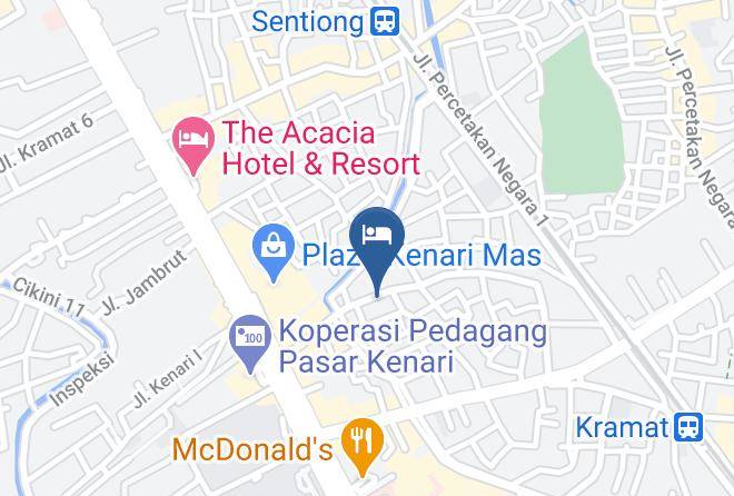 Central Jakarta - Hotel Salemba Indah Maps