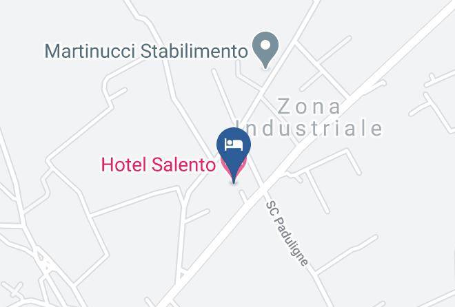 Lecce - Hotel Salento Maps