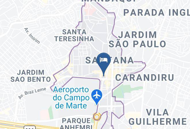 Sao Paulo Santana - Hotel Salete Maps
