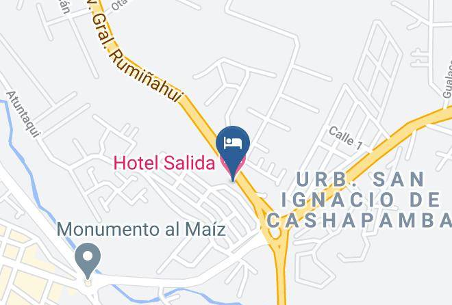 Ruminahui - Hotel Salida Maps