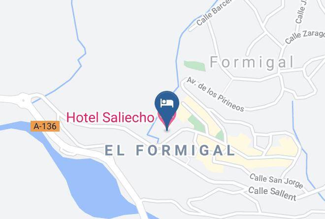 Huesca - Hotel Saliecho Maps