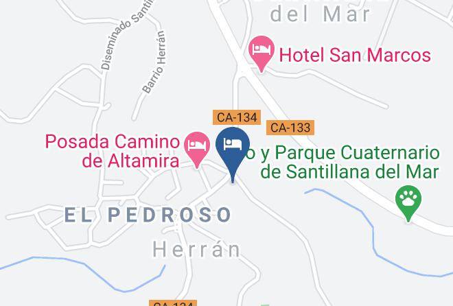 Santillana - Hotel Salldemar Maps