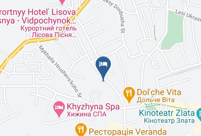 Truskavets - Hotel Salome Maps