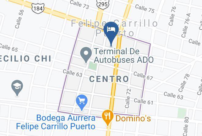 Felipe Carrillo Puerto Municipality - Hotel Salome Maps