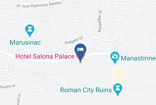 Hotel Salona Palace Map