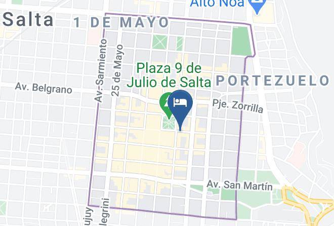 Salta - Hotel Salta Ciudad De Salta Maps