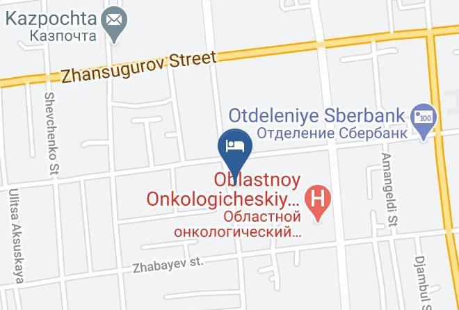 Taldykorgan - Hotel Saltanat Maps