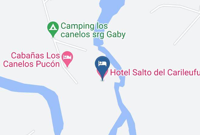 Cautin Province - Hotel Salto Del Carileufu Maps