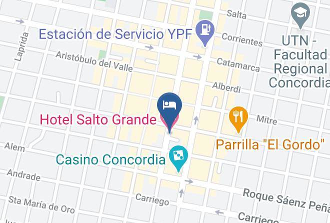 Concordia - Hotel Salto Grande Maps