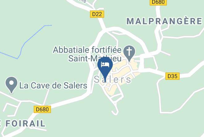 Cantal - Hotel Saluces Maps