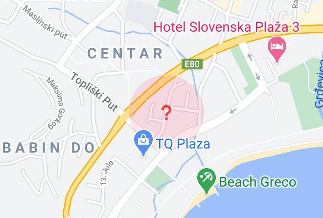 Budva - Hotel Salute Budva Maps