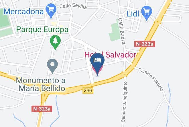 Jaen - Hotel Salvador Maps