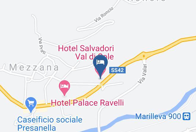 Trento - Hotel Salvadori Val Di Sole Maps
