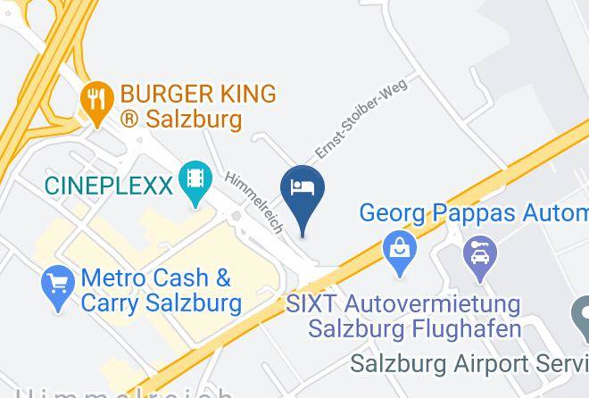 Salzburg - Hotel Salzburg 4 Sterne Familie Hochbein Maps