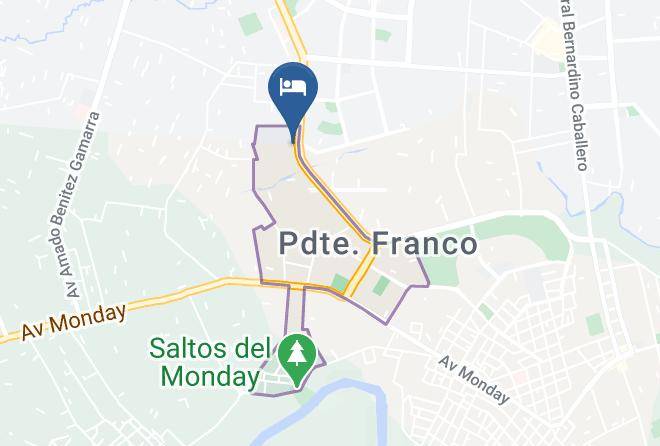 Presidente Franco - Hotel Salzburgo Maps