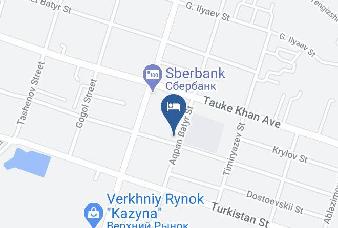 Shymkent - Hotel Samala Maps