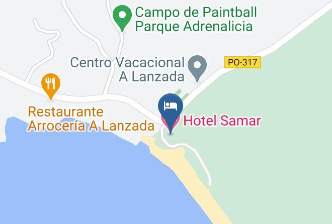 Pontevedra - Hotel Samar Maps