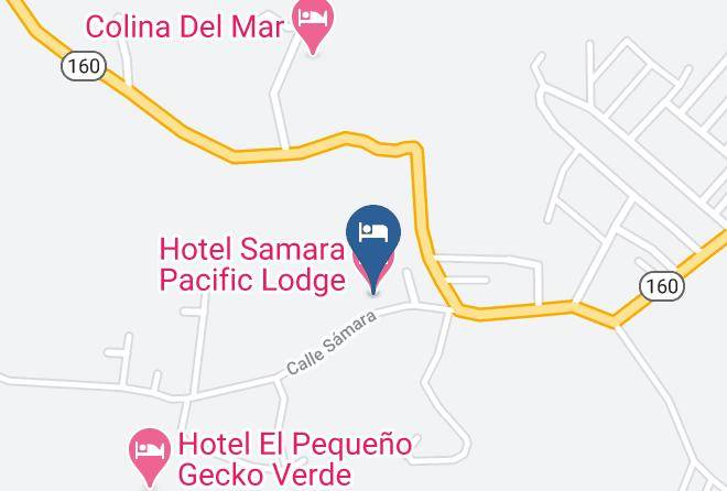 Nicoya - Hotel Samara Pacific Lodge Maps