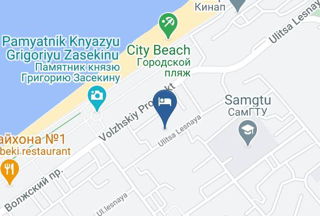 Samara - Hotel Samara University Maps