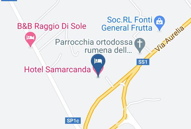 Rome - Hotel Samarcanda Maps