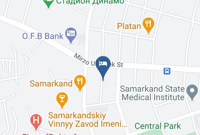 Samarqand - Hotel Samarkand Safar Maps