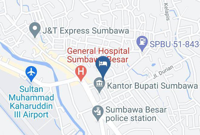 Sumbawa - Hotel Samawa Rea Maps