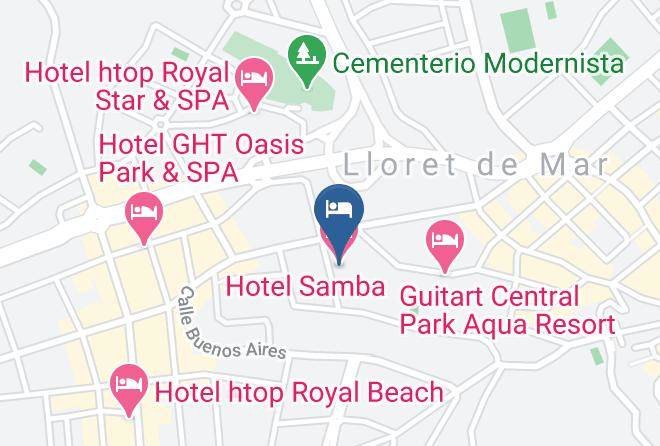 Girona - Hotel Samba Maps