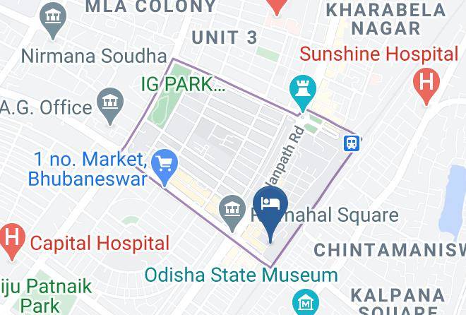 Bhubaneshwar - Hotel Sambit Palace Maps