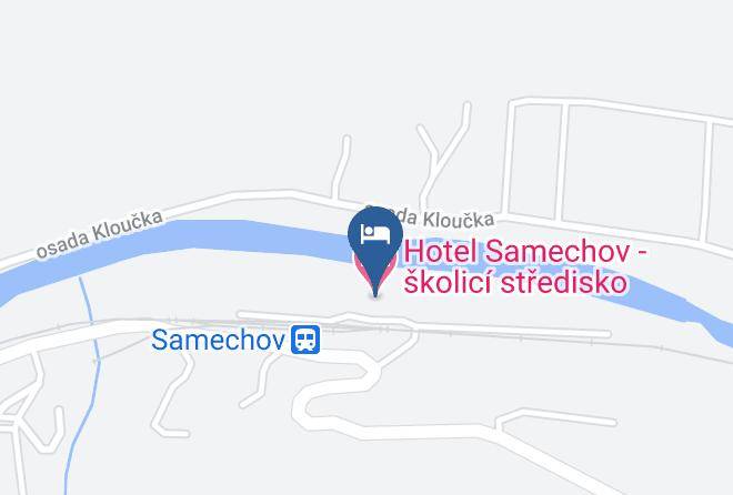 Benesov - Hotel Samechov Skolici Stredisko Maps