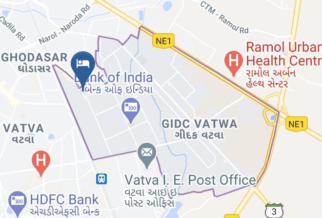 Ahmadabad - Hotel Samir Maps