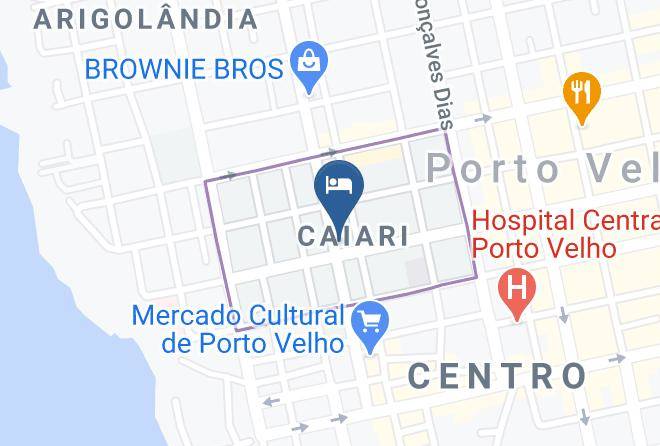 Porto Velho - Hotel Samir Business Maps