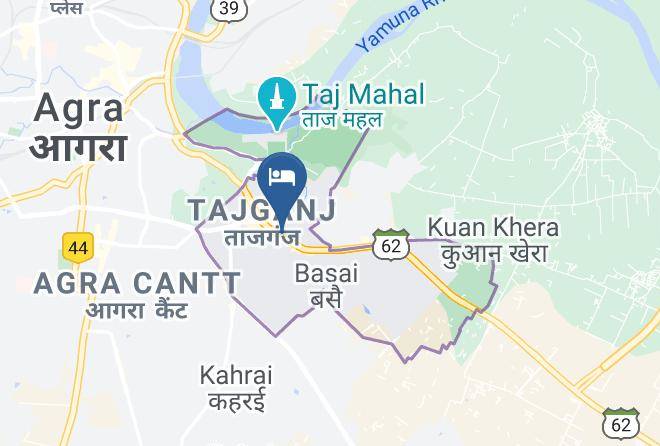 Agra - Hotel Samovar Maps