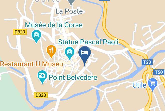 Hotel Sampiero Corso Map