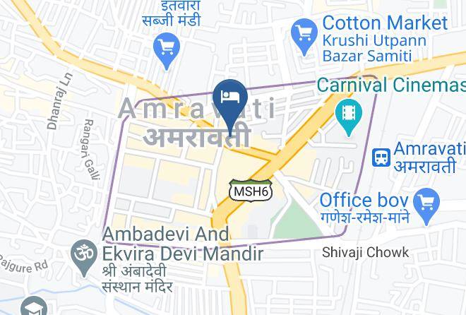 Amravati - Hotel Samrat Maps