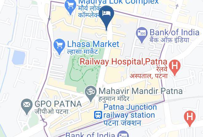 Patna - Hotel Samrat International Maps