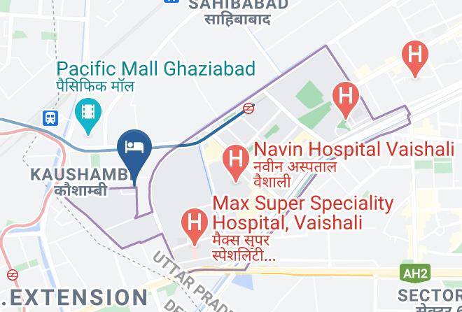 Ghaziabad - Capital O 66106 Hotel Samrat Kaushambhi Maps
