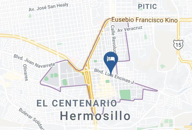 Hermosillo - Hotel San Andres Maps