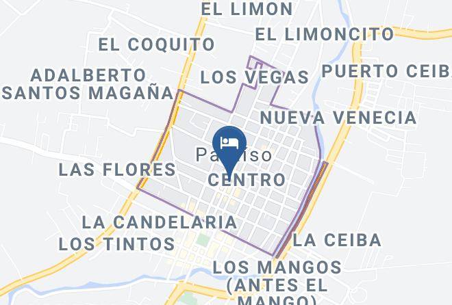 Paraiso - Hotel San Angel Maps