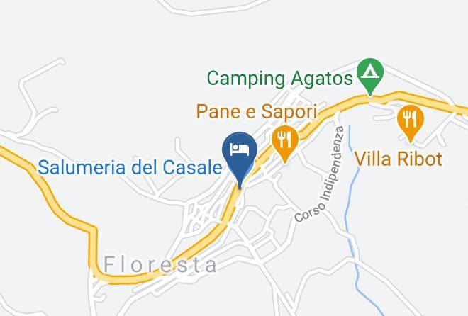 Messina - Hotel San'anna Maps