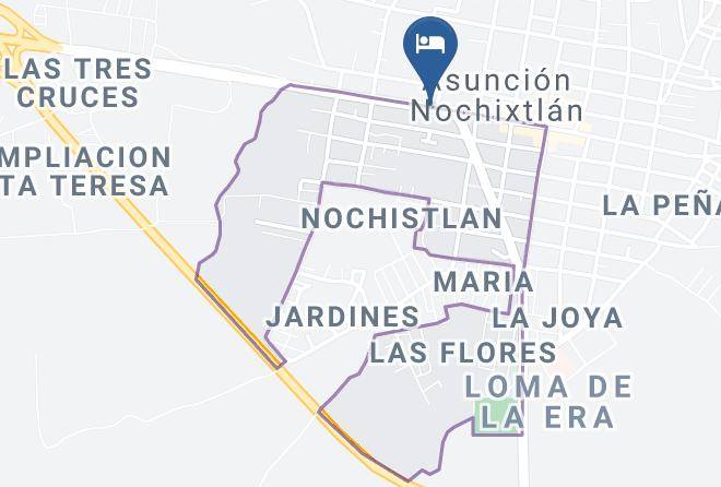 Asuncion Nochixtlan - Hotel San Antonio Maps