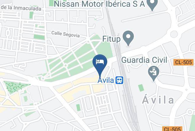 Avila - Hotel San Antonio Maps