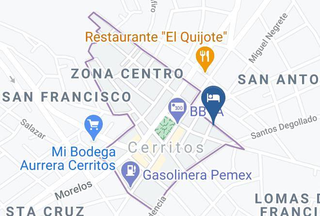 Cerritos - Hotel San Antonio Maps