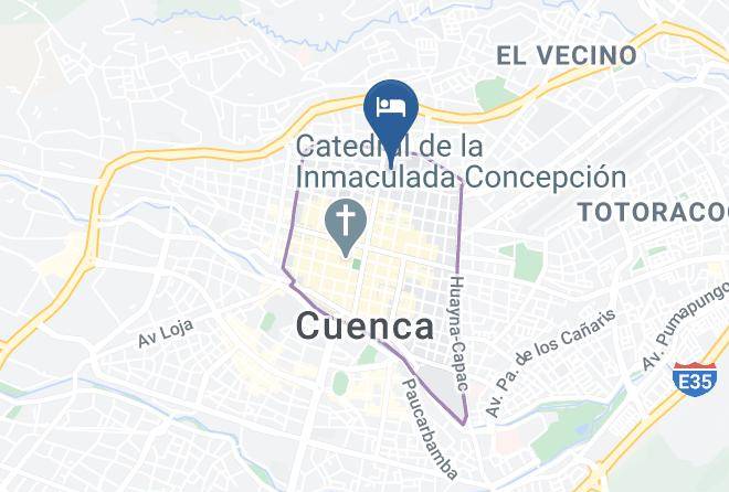 Cuenca - Hotel San Antonio Maps