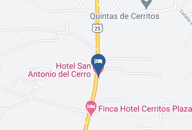 Pereira - Hotel San Antonio Del Cerro Maps